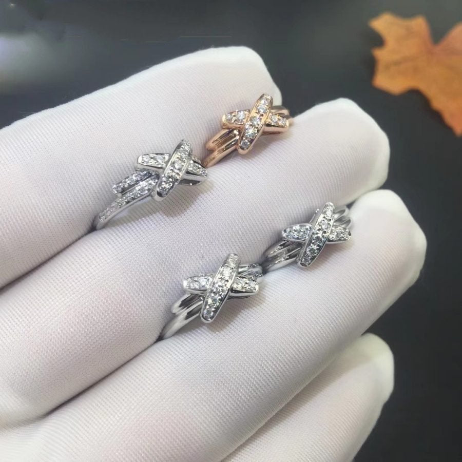[⭐Veyra]JEUX DE SILVER DIAMOND RING