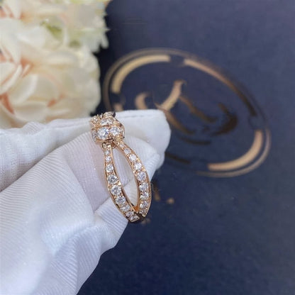 [⭐Veyra]LIENS PINK GOLD DIAMOND RING