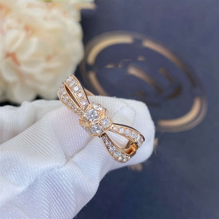 [⭐Veyra]LIENS PINK GOLD DIAMOND RING