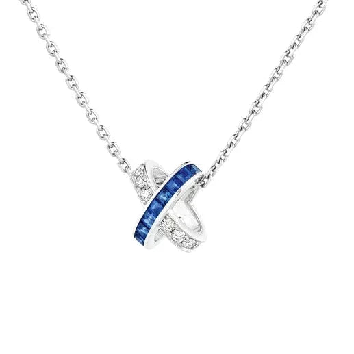 [⭐Veyra]LIENS DIAMOND SILVER NECKLACE