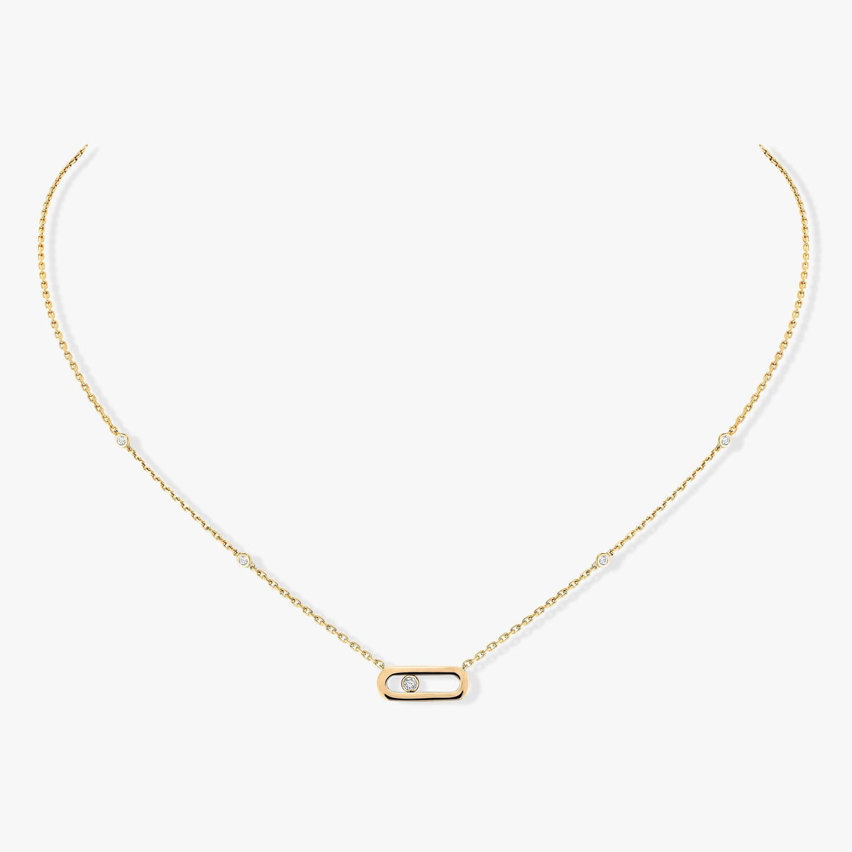 [⭐Veyra]MOVE UNO DIAMOND NECKLACE