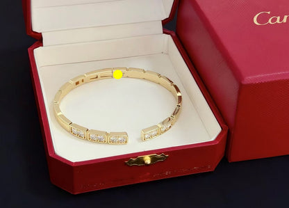 [⭐Veyra jewelrys]LOVE DIAMOND OPEN  BRACELET