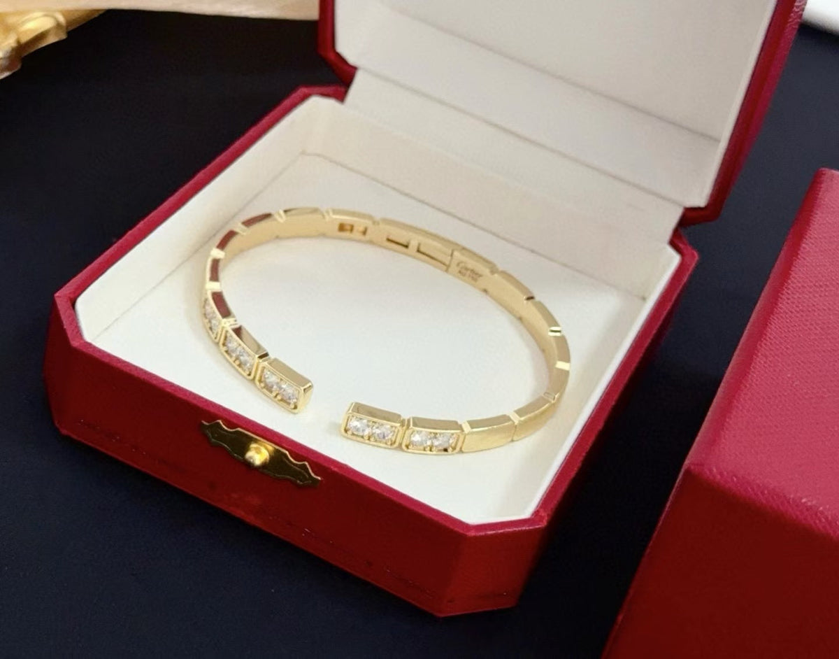 [⭐Veyra jewelrys]LOVE DIAMOND OPEN  BRACELET