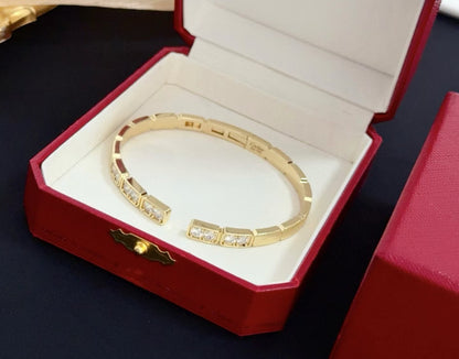 [⭐Veyra jewelrys]LOVE DIAMOND OPEN  BRACELET