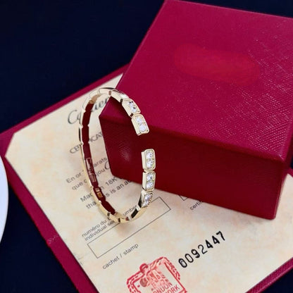 [⭐Veyra jewelrys]LOVE DIAMOND OPEN  BRACELET