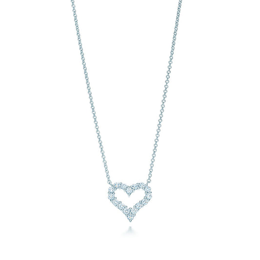 [⭐Veyra Jewels]HEART-SHAPED DIAMOND NECKLACE