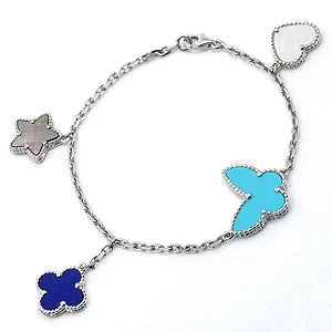 [⭐Veyra]Veyra SPRING SILVER BRACELET 4 MOTIF
