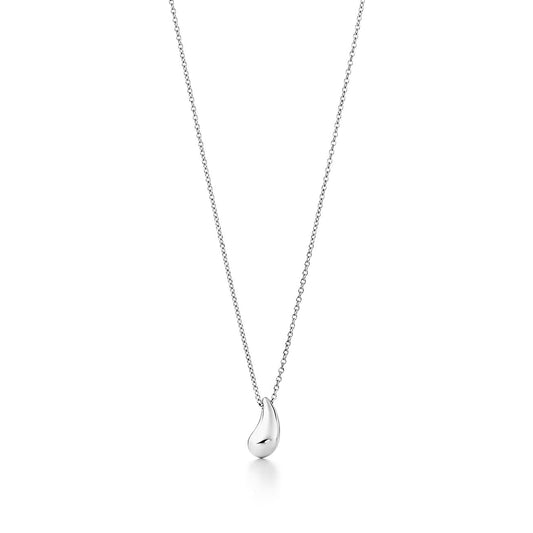 [⭐Veyra Jewels]ELSA PERETTI TEARDROP PENDANT STERLING SILVER NECKLACE