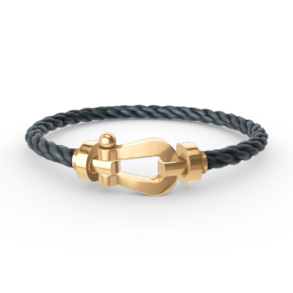 [⭐Veyra]FORCE LARGE HORSESHOE NO DIAMOND BRACELET GOLD