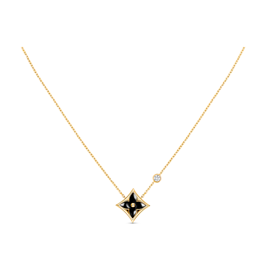 [⭐Veyra]STAR BLACK MOP NECKLACE