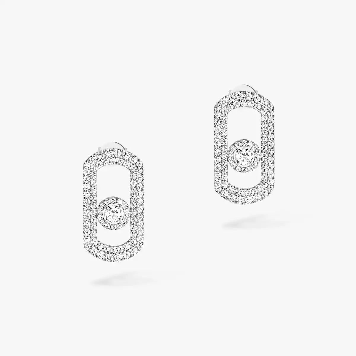 [⭐Veyra]So Move Pave_-Set Diamond Earrings in Silver