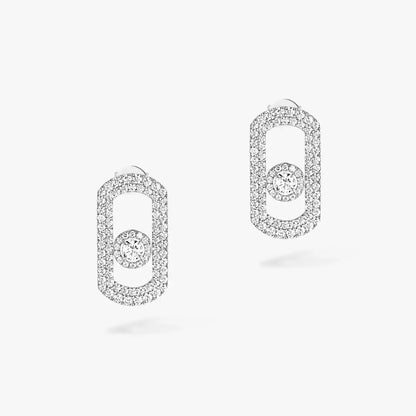 [⭐Veyra]So Move Pave_-Set Diamond Earrings in Silver