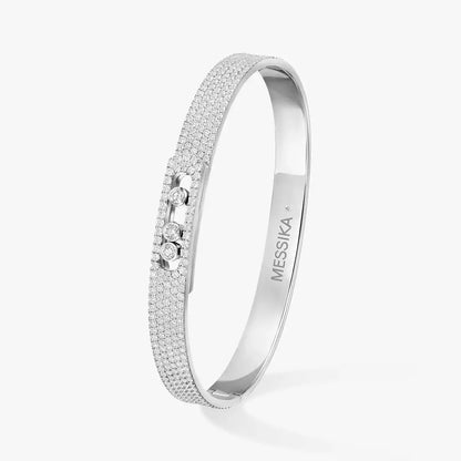 [⭐Veyra]Move Noa Full Pavé Diamond Bangle Bracelet
