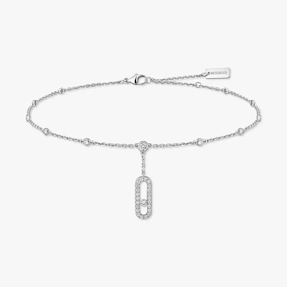 [⭐Veyra] Move Uno pavé ankle bracelet