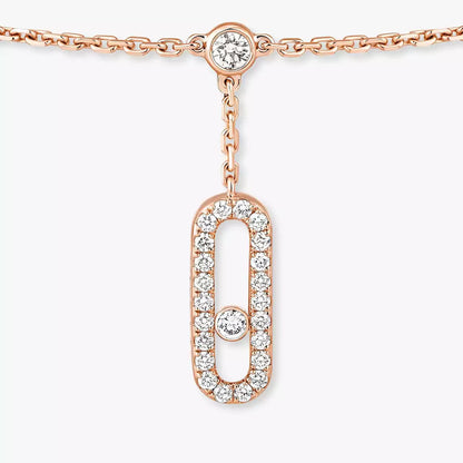 [⭐Veyra] Move Uno pavé ankle bracelet