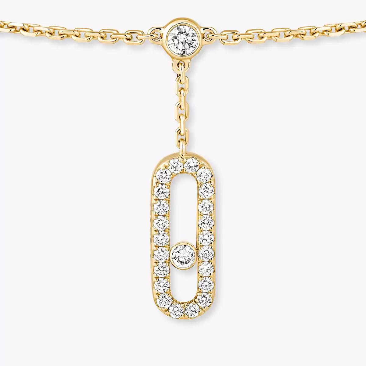 [⭐Veyra] Move Uno pavé ankle bracelet
