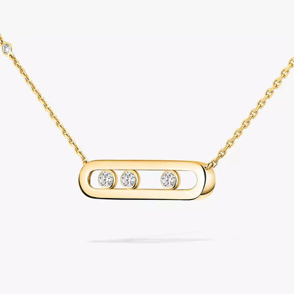 [⭐Veyra] Baby Move Gold Diamond Necklace