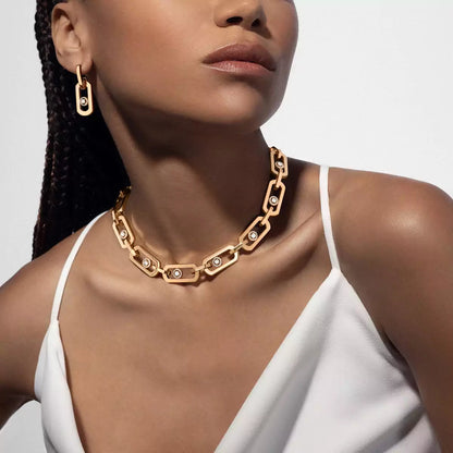 [⭐Veyra]So Move XL Diamond Pendant Earrings