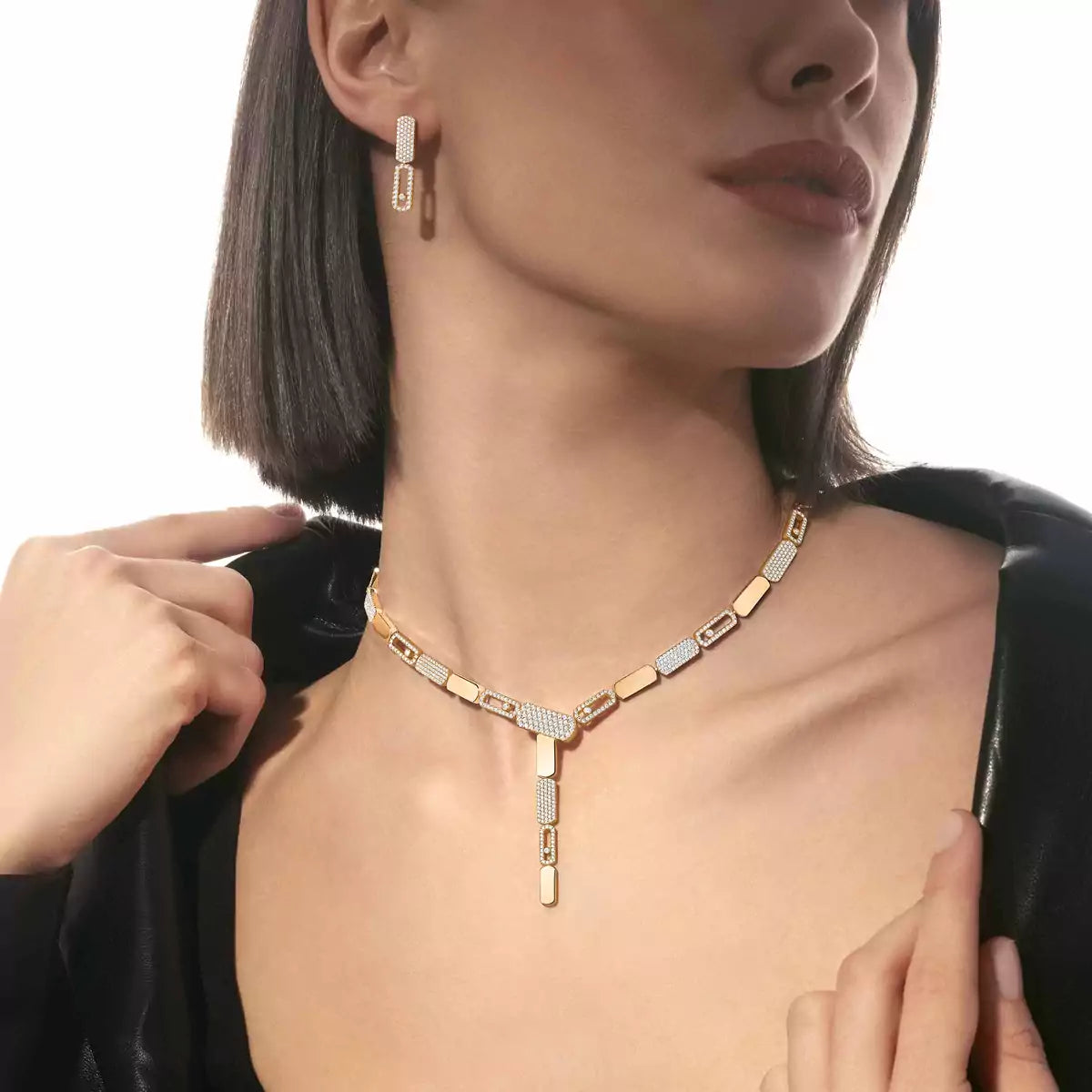 [⭐Veyra]Imperial Move SM Diamond Earrings