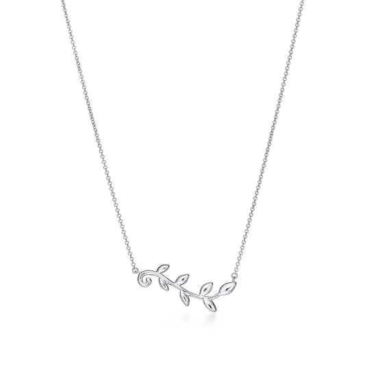 [⭐Veyra Jewels]PALOMA PICASSO STERLING SILVER OLIVE BRANCH NECKLACE