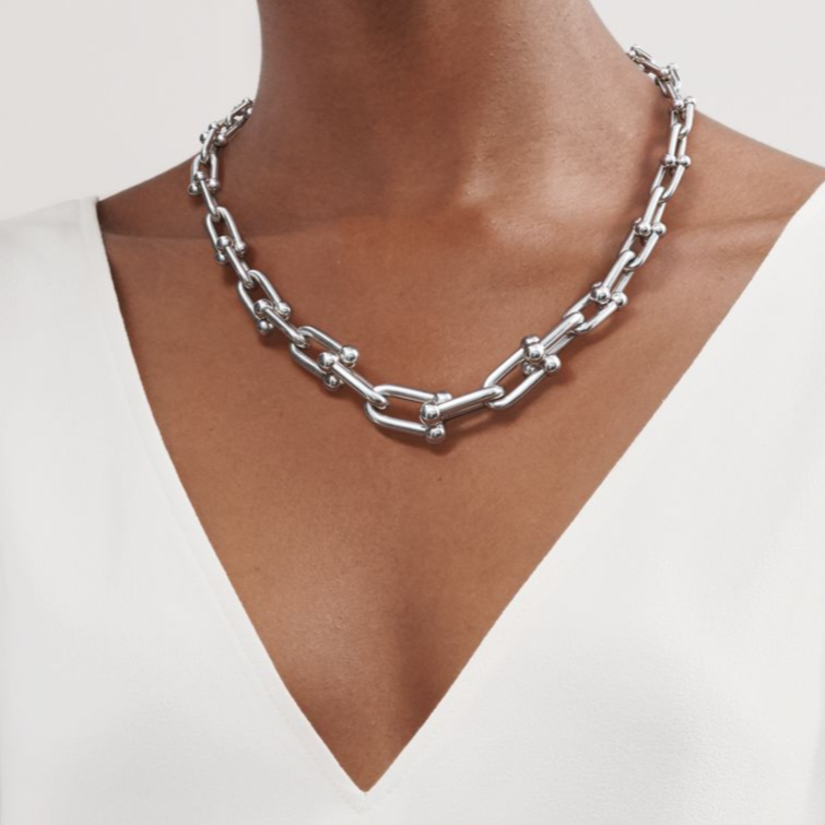 [⭐Veyra Jewels]HARDWEAR SILVER CHOKER