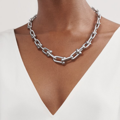 [⭐Veyra Jewels]HARDWEAR SILVER CHOKER
