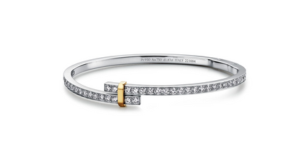 [⭐Veyra Jewels]EDGE DIAMOND GOLD SILVER BRACELET
