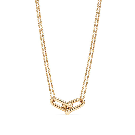 [⭐Veyra Jewels]HARDWEAR GOLD DOUBLE LINK NECKLACE