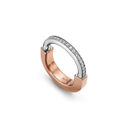 [⭐Veyra Jewels]LOCK DIAMOND RING