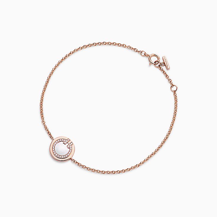 [⭐Veyra Jewels]DIAMOND CIRCLE PINK GOLD BRACELET
