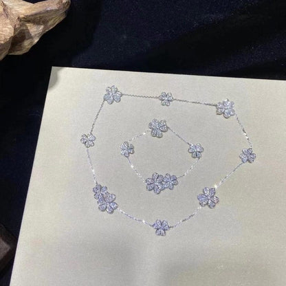 [⭐Veyra]FRIVOLE SILVER 5 FLOWERS BRACELET