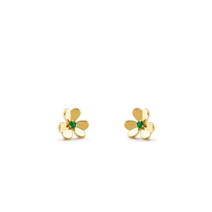 [⭐Veyra]FRIVOLE  FLOWER MALACHITE EARRINGS
