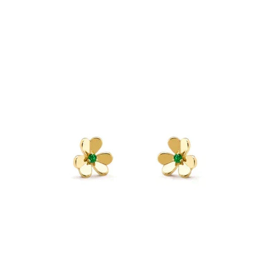 [⭐Veyra]FRIVOLE  FLOWER MALACHITE EARRINGS