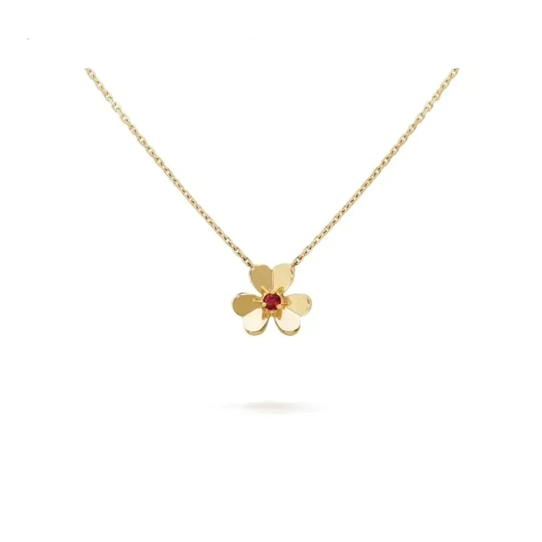 [⭐Veyra]FRIVOLE GOLD FLOWER NECKLACE