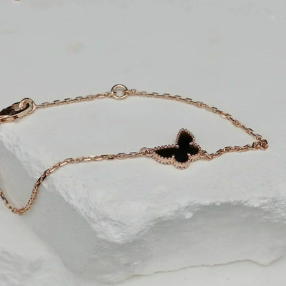 [⭐Veyra]BUTTERFLY ONYX  BUTTERFLY BRACELET