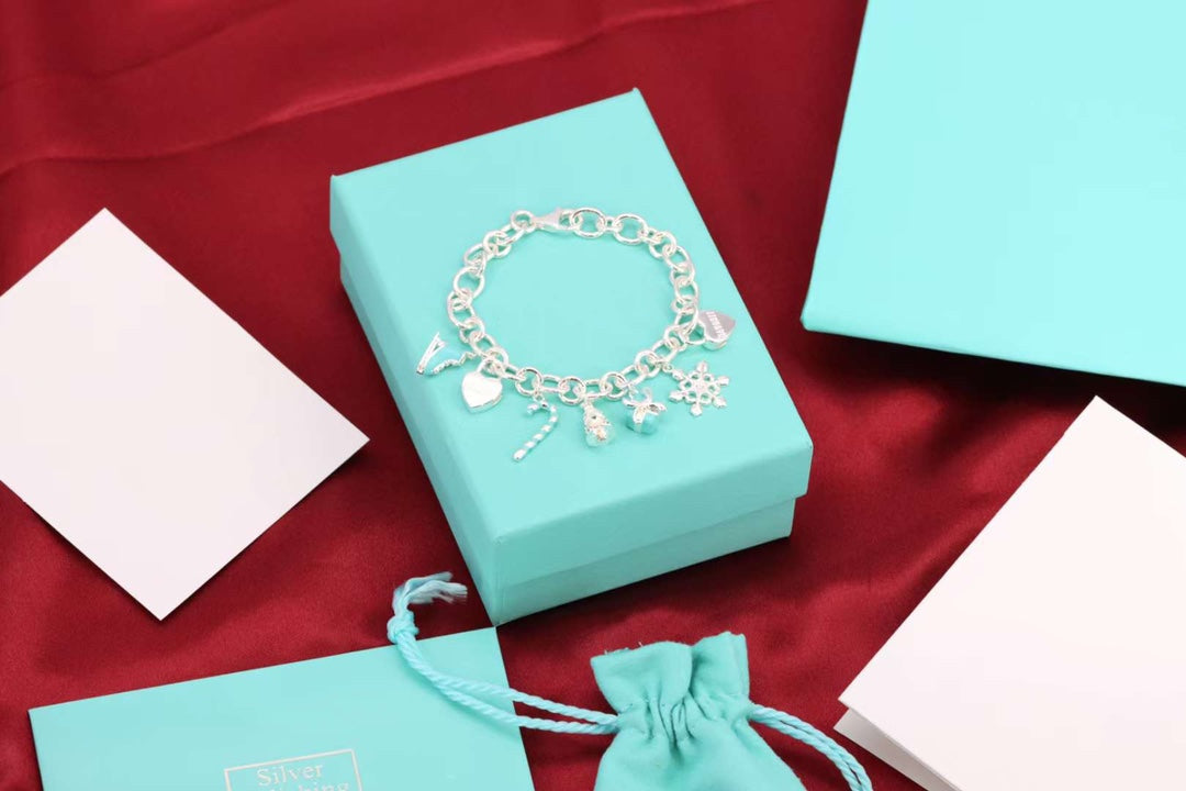 [⭐Veyra Jewels]CHRISTMAS SILVER BRACELET
