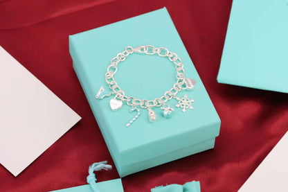 [⭐Veyra Jewels]CHRISTMAS SILVER BRACELET