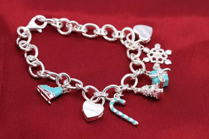 [⭐Veyra Jewels]CHRISTMAS SILVER BRACELET
