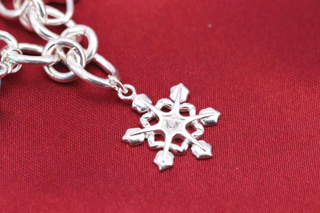 [⭐Veyra Jewels]CHRISTMAS SILVER BRACELET