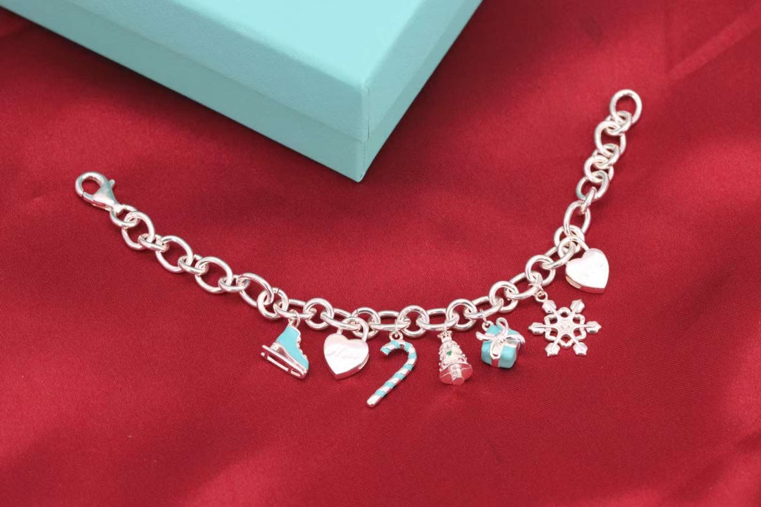 [⭐Veyra Jewels]CHRISTMAS SILVER BRACELET