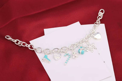 [⭐Veyra Jewels]CHRISTMAS SILVER BRACELET