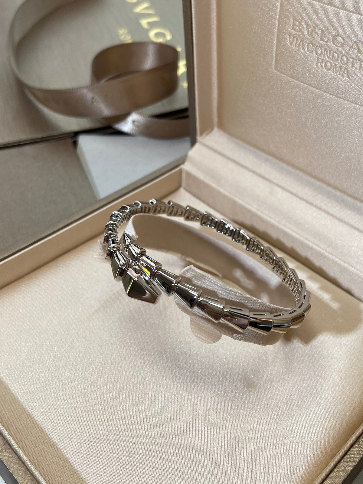 [⭐Veyra]SERPENTI VIPER SILVER BRACELET