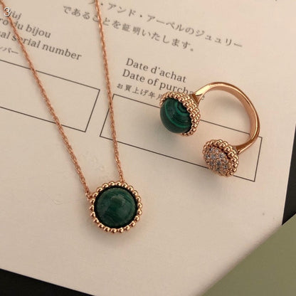 [⭐Veyra]PERLEE COULEURS DIAMOND ROSE GOLD BETWEEN THE FINGER RING