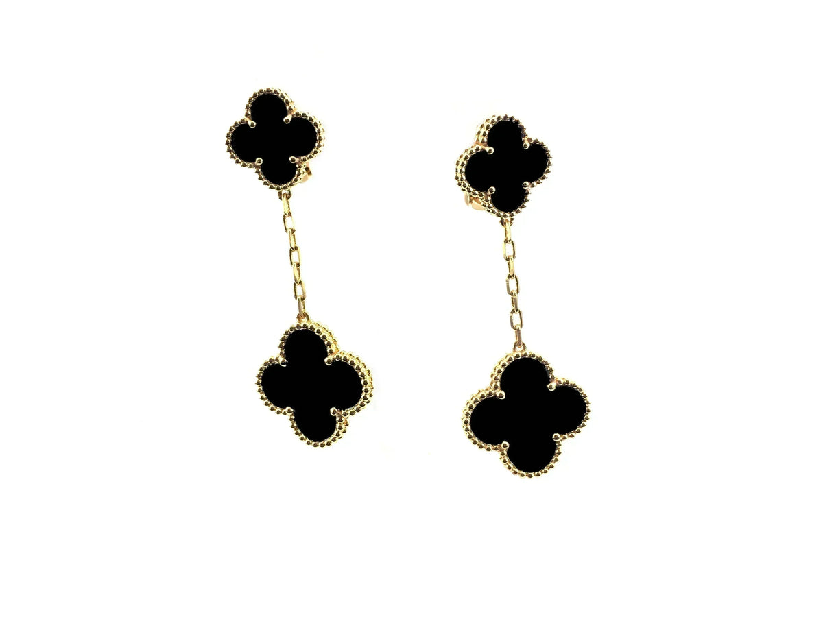 [⭐Veyra]CLOVER 2 MOTIFS  EARRINGS (MULTIPLE CHOICESC