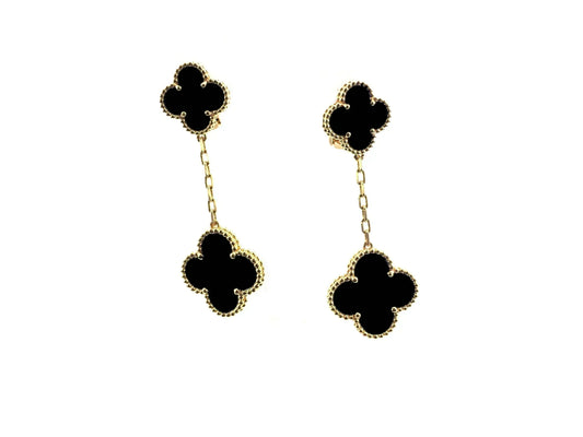 [⭐Veyra]CLOVER 2 MOTIFS  EARRINGS (MULTIPLE CHOICESC