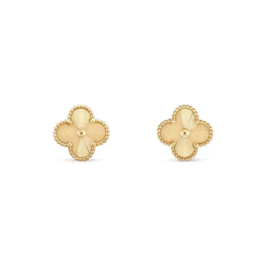 [⭐Veyra]CLOVER MEDIUM 1 MOTIFS LASER EARRINGS