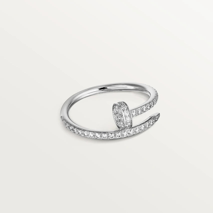 [⭐Veyra]JUSTE RING 1.8MM SILVER DIAMONDS